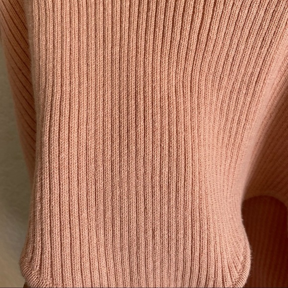 Ale By Alessandra x Revolve Marisol Thong Bodysuit Rose Pink Ribbed Cotton - Picture 10 of 10